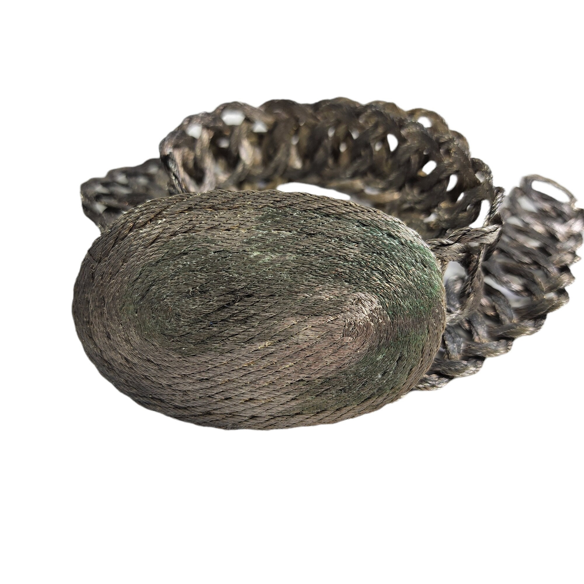 Vintage Silver Metal Mesh Belt Small