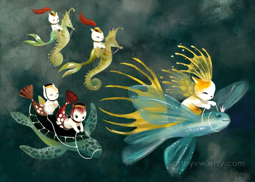 Queen of the Sea Print