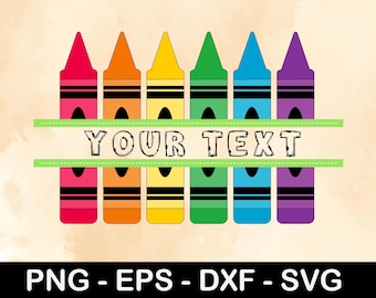 Back To School Svg, Png, Dxf, Eps, school Svg, Crayons Sublimation Design, Gift For Kids, Colorful Design, Digital Download