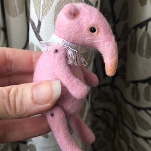 Needle felted animal