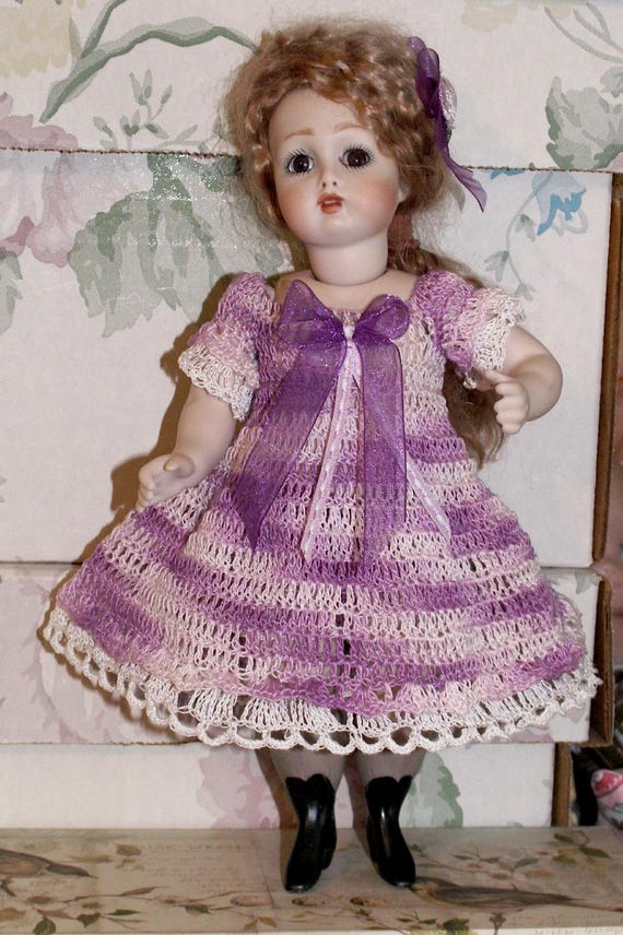 Vestido de Navidad, pantalones y lazo para el pelo para muñeca