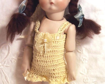 Chemi Pantalettes Lingerie for 7 to 8 Inch Armand Marseille German French Bisque Just Me Doll