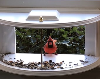 Clear Glass Window Birds Hanging Bird Feeder House Table Suction New Peanut A5D7 