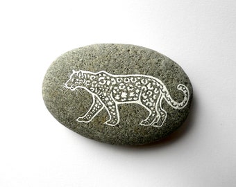 Painted Jaguar Stone - MADE TO ORDER