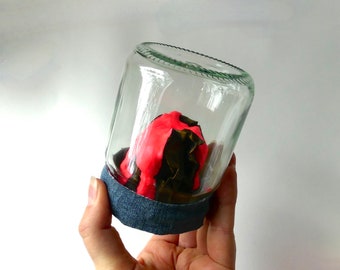 Glow in the Dark Volcano Jar - READY TO SHIP
