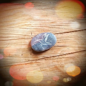 Tiny Hummingbird Spirit Stone MADE TO ORDER image 1