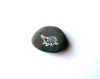 Tiny Baby Hedgehog Spirit Stone - READY TO SHIP