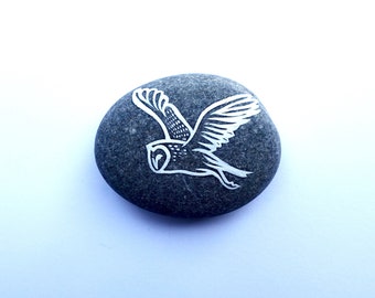 White Owl Spirit Stone - MADE TO ORDER