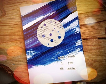 Moon Love Card - MADE TO ORDER