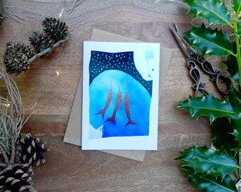 Narwhal Soul Card - READY TO SHIP