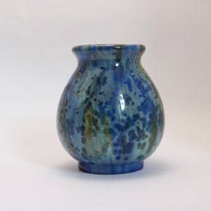 French Pierrefonds Crystalline Pottery  Vase Circa 1910-1920 Art Nouveau
