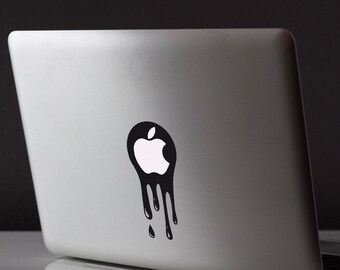 Macbook Sticker Meltin' Dripping Apple c