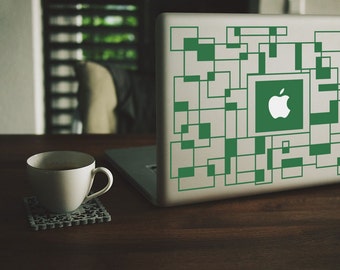 Macbook Sticker Geometric Labyrinth