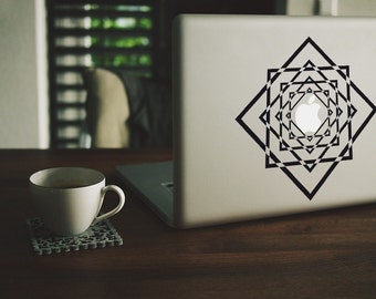 Macbook Sticker Geometric Diamonds