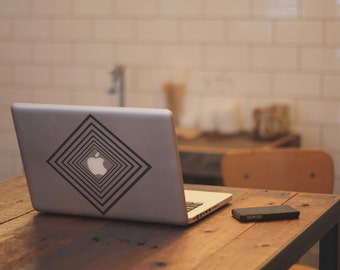 Macbook Sticker Geometric Square