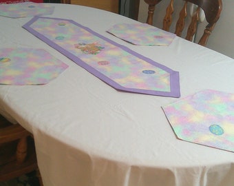 Easter Table Runner and Placemat Set