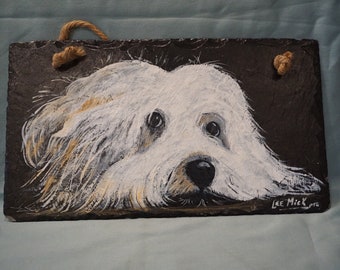 Slate Tile Painting Etsy