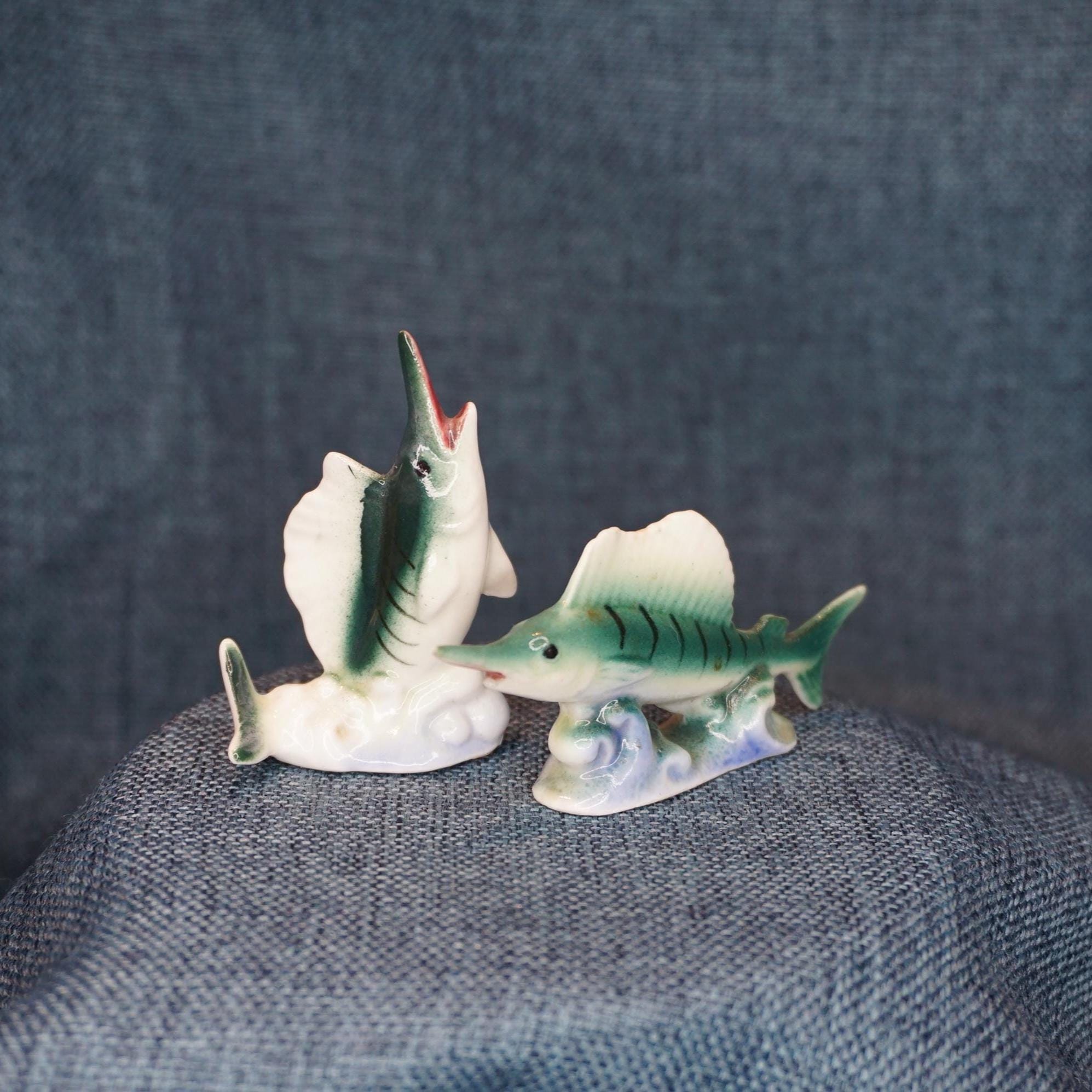 Blue Marlin Figurine - Etsy