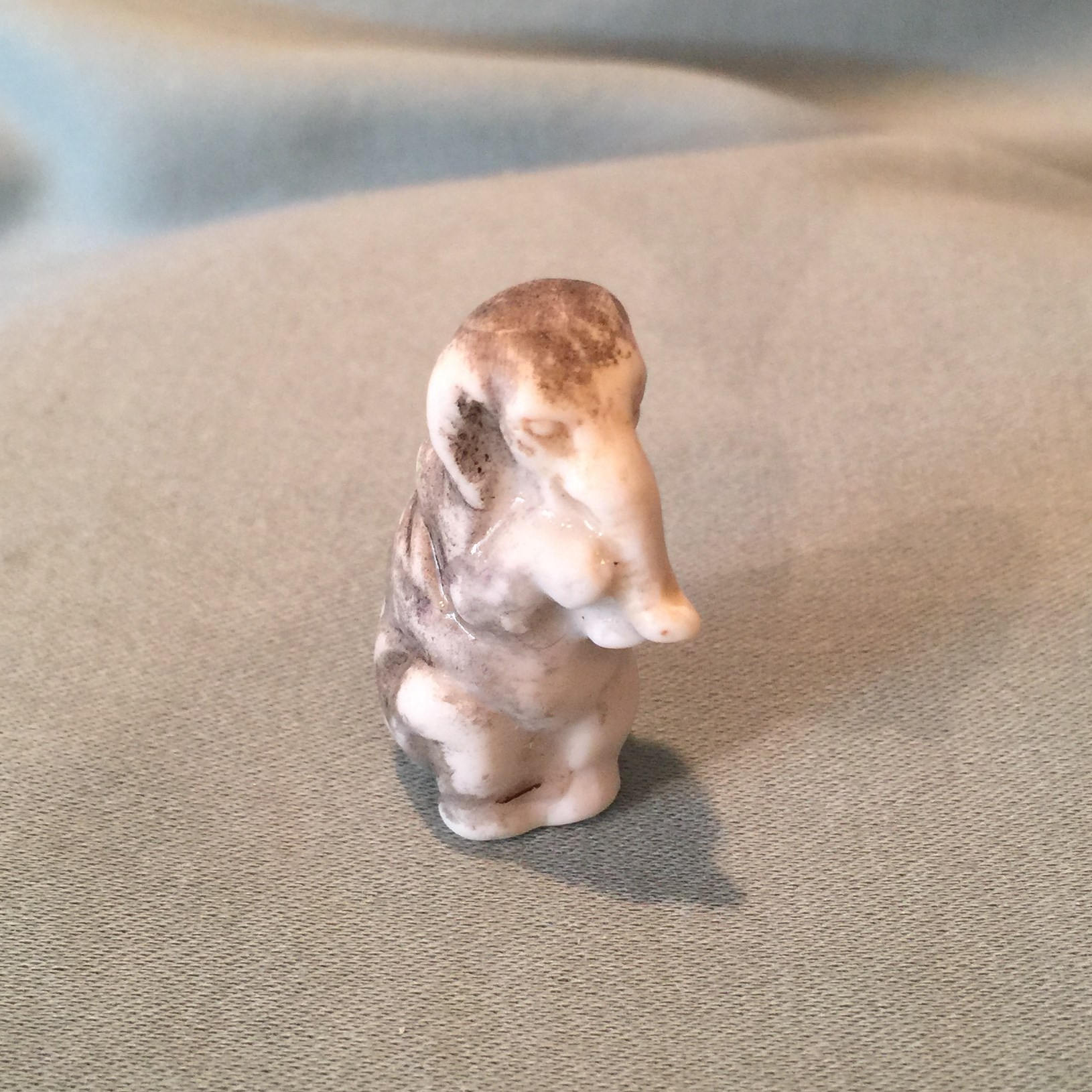 PAIR of Vintage French Or German Bisque Beautiful Condition Faerie Garden Figurines