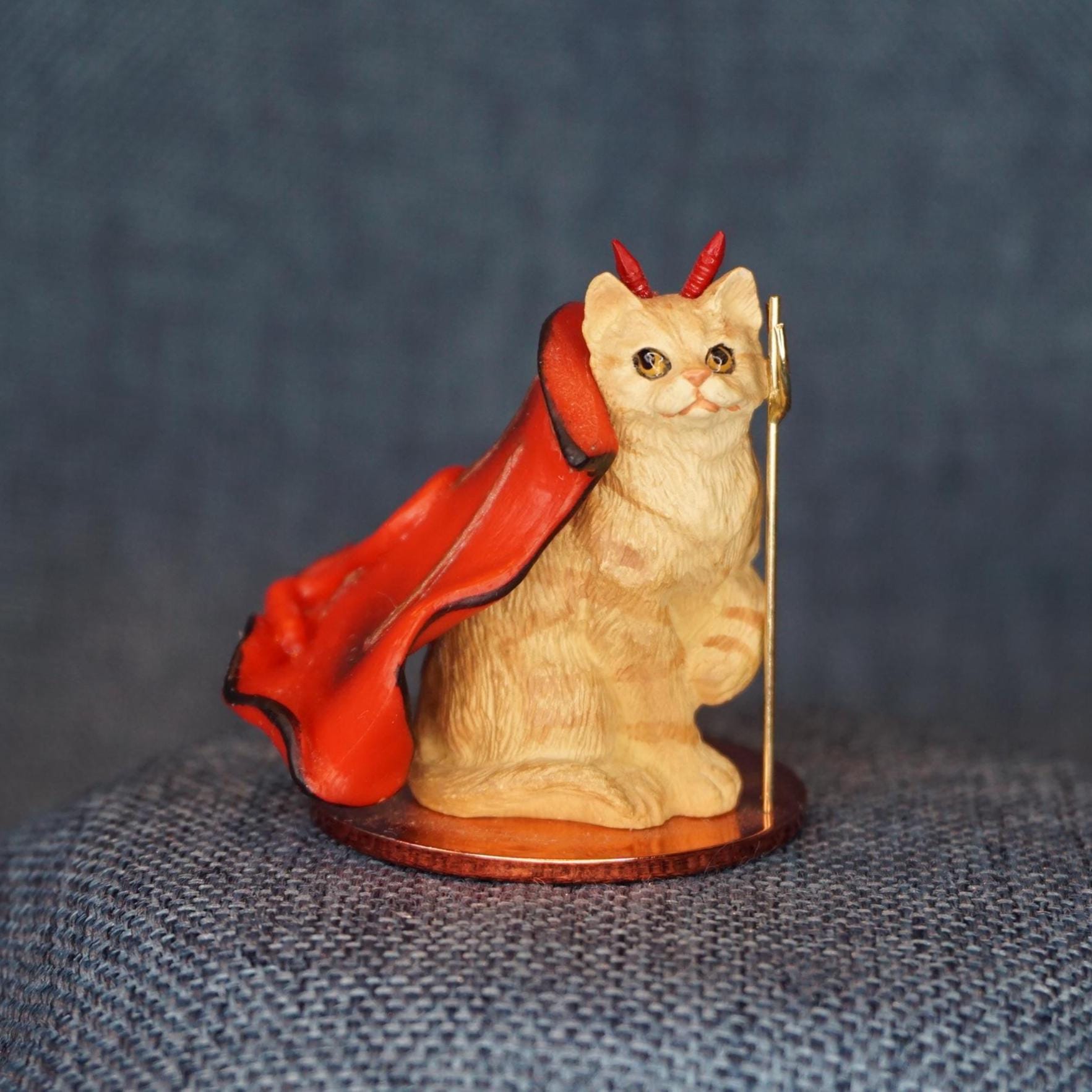 Vintage Devil Figurine - Etsy