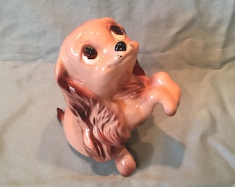 Vintage Freeman McFarlin Cocker Spaniel Figurine: California Pottery Decor