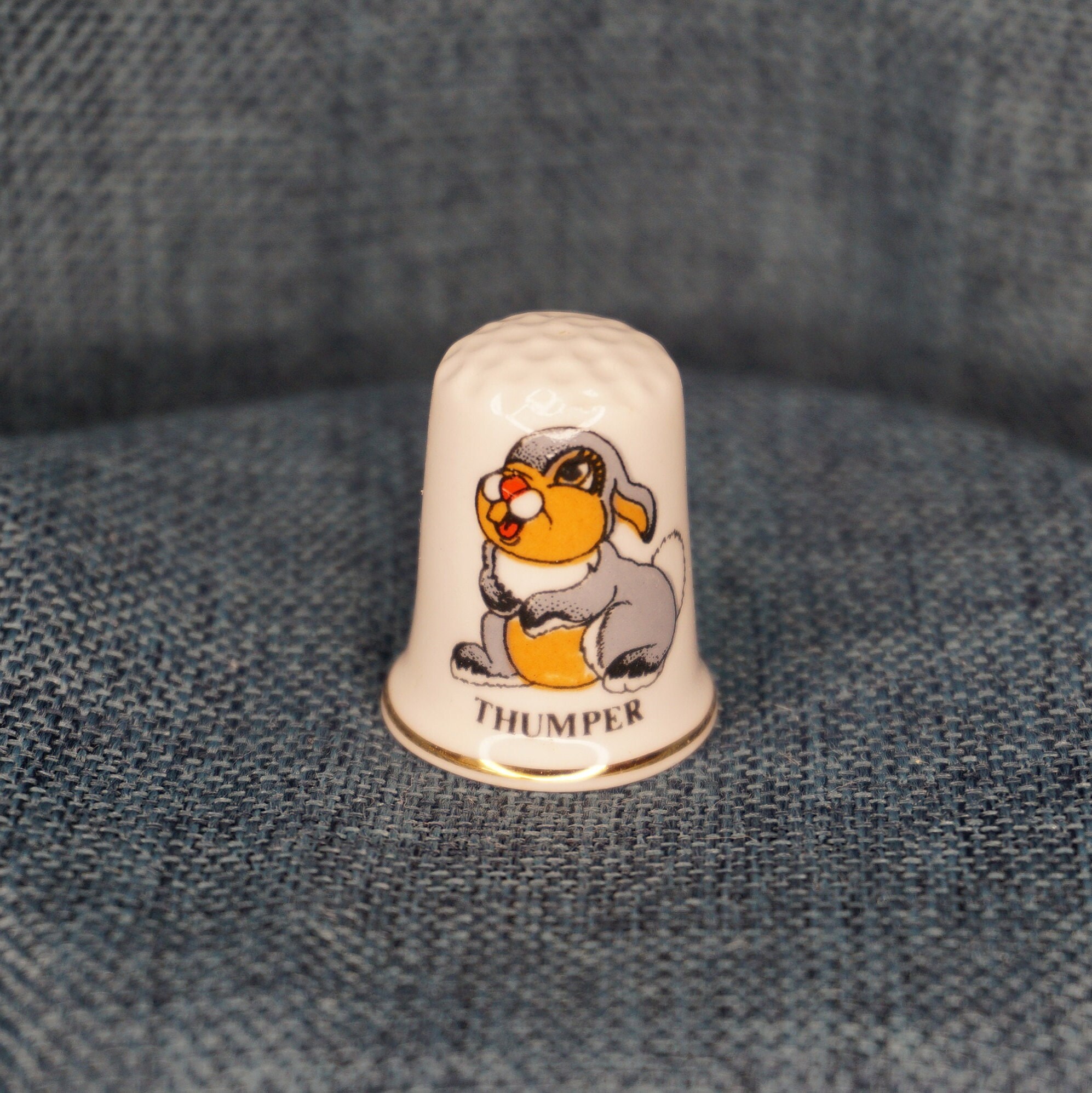 Free Box Sesame Street 50th Anniversary Commemorative Birchcroft Porcelain China Collectable Thimble 