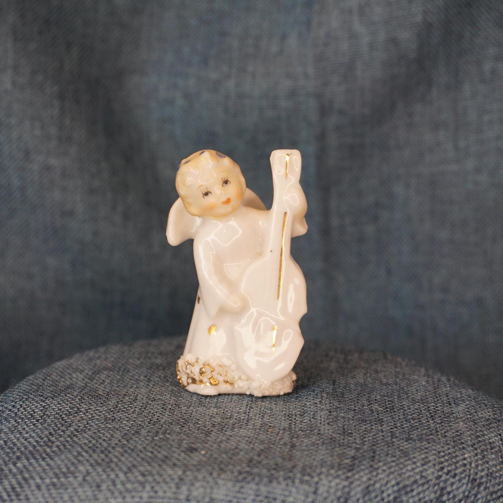 Goebel Angel Figurine Playing Violin - Etsy