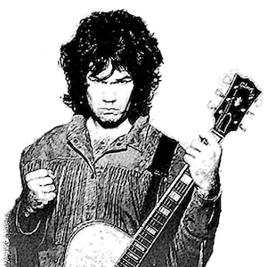 Gary Moore Drawing T shirt