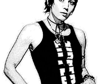 40 Off Sale Runaways Drawing T Shirt Joan Jett Lita Ford