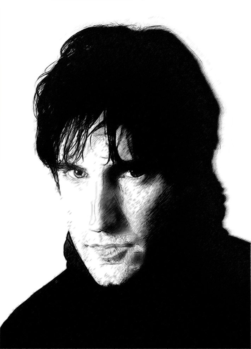 Trent Reznor Drawing T Shirt Nin Nine Inch Nails