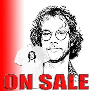 Warren Zevon Zeichnung T-Shirt Der Wind der Gesandte