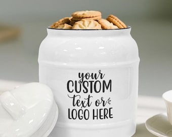 Personalized Ceramic Cookie Jar: Custom Family Keepsake
