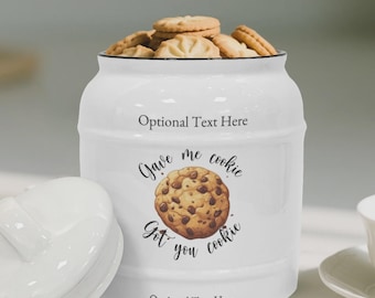 COOKIE JAR * Pet Treat Jar * White Dog, Singing: 