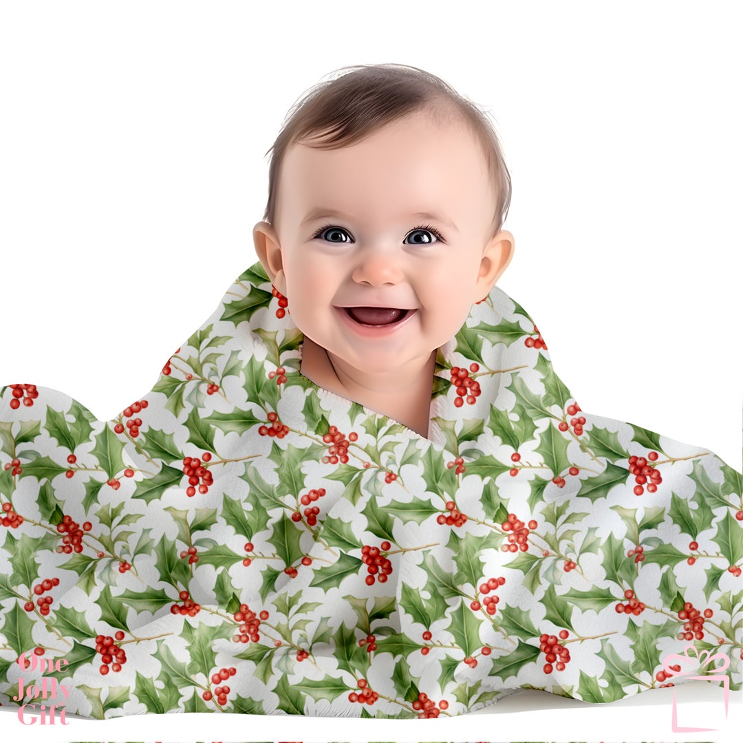 Personalized Birth Month Flower Name Fleece Blanket for Baby. Etsy