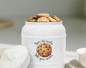 cookie  ルタンセット Custom Ceramic Cookie Jar - 