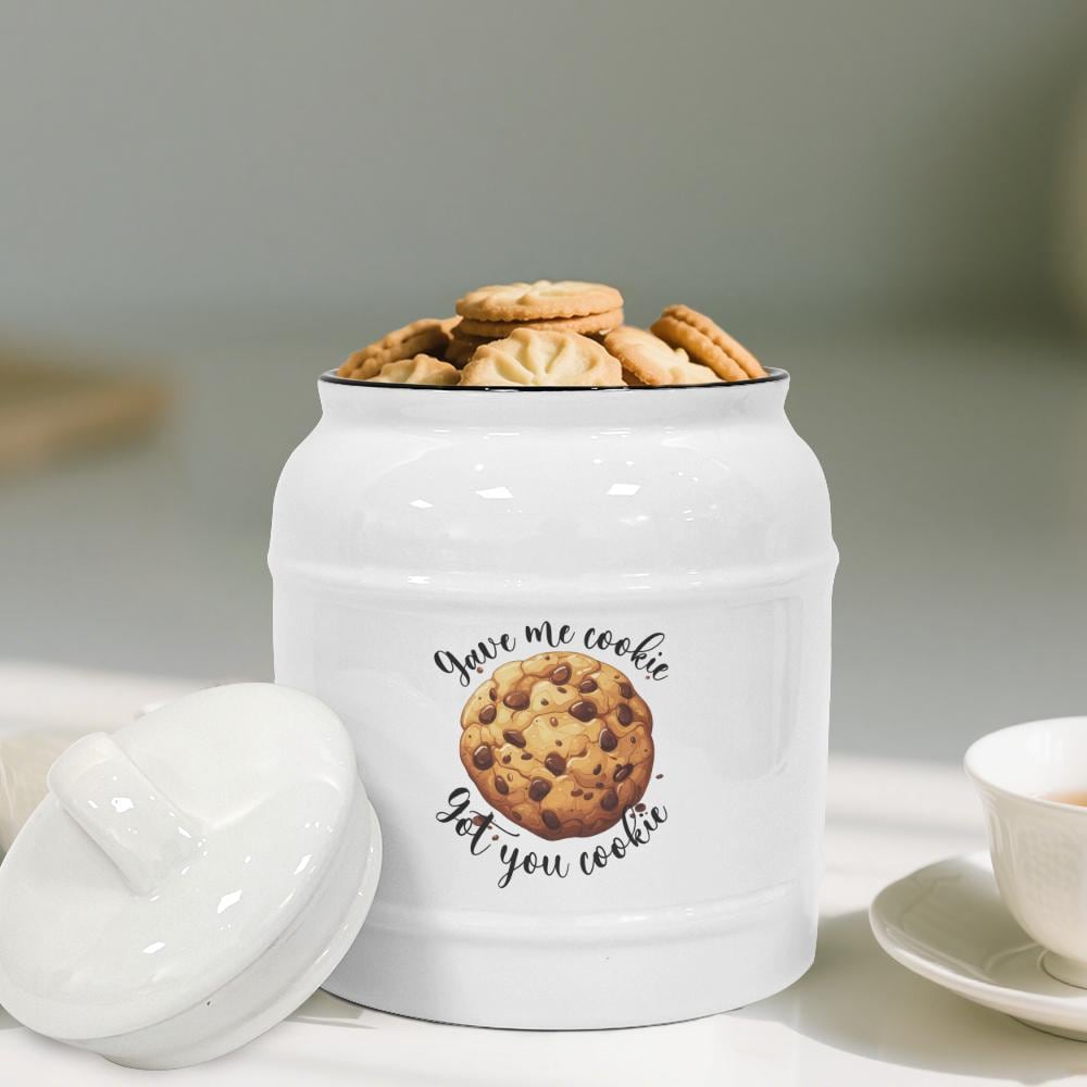 Custom Ceramic Cookie Jar - 