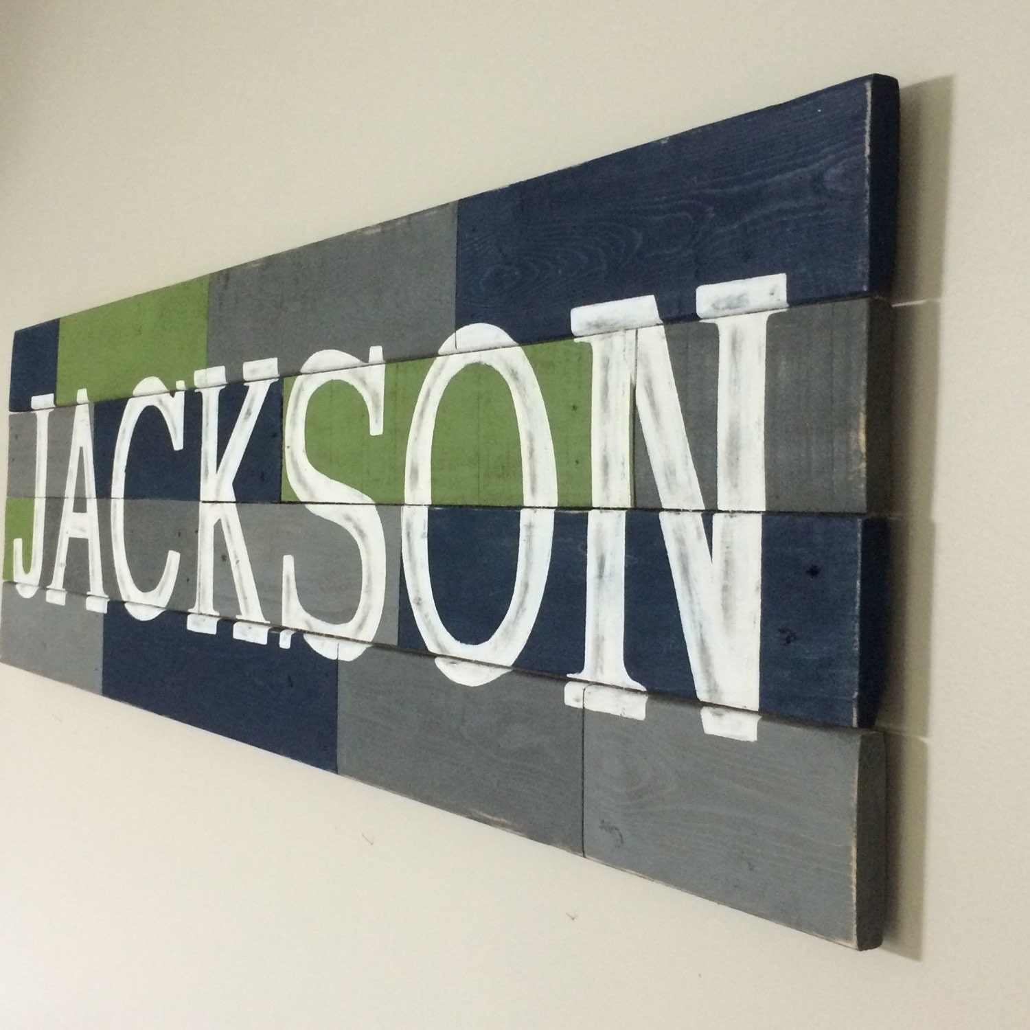 Name sign above crib Large crib sign Name above crib Custom Etsy