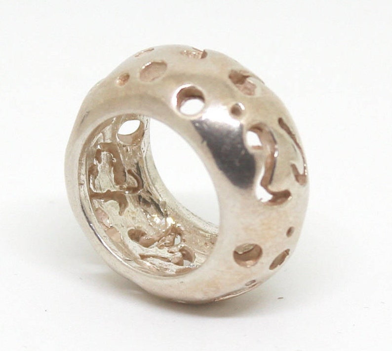 Silver hand made ring
