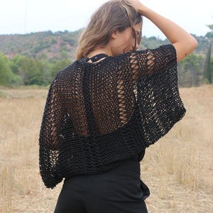 Black Summer Shrug Etsy Canada