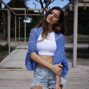 Periwinkle shrug store