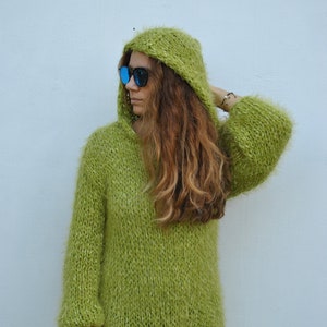 Knallgrüner pullover Outlet