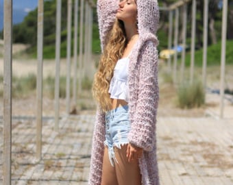 loose weave cardigan