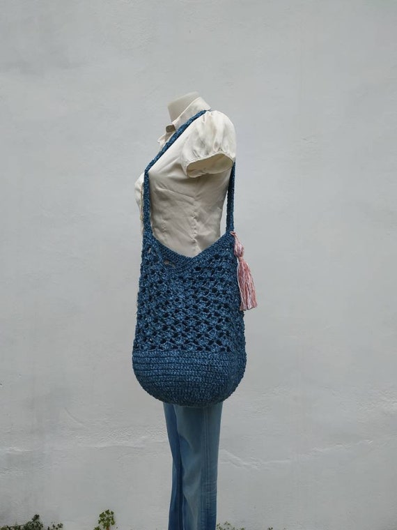 large crochet bag