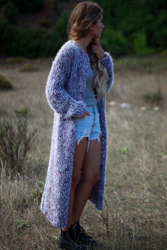 Lavender Long Cardigan Lavender Long Cardigan