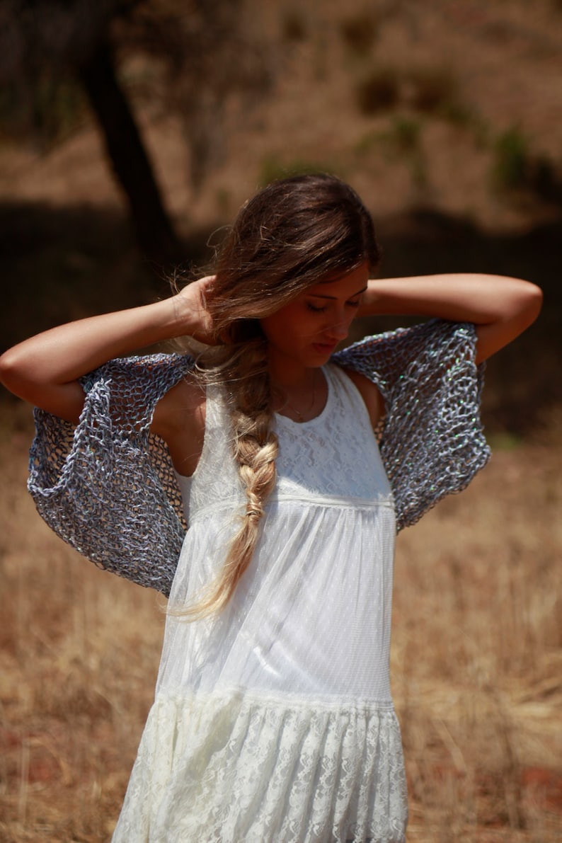 open knit shrug