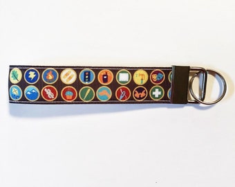 Wilderness Explorer Badges Lanyard or Keychain ~Perfect for Pin Trading~