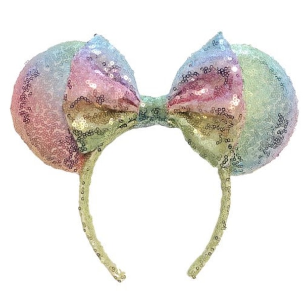 Pastel Rainbow Sequin Mouse Ears