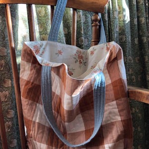Grand sac matelassé fait main