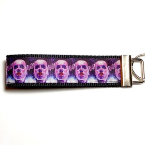 Bride of Frankenstein Keychain, Bride of Frankenstein in color, Classic Horror, Keychain, Horror, Universal Monsters, Frankenstein