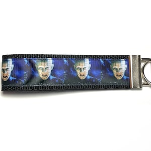Hellraiser Keychain, Pinhead, Cenobite, Horror Movie Keychain, Halloween, Keychain Wristlet